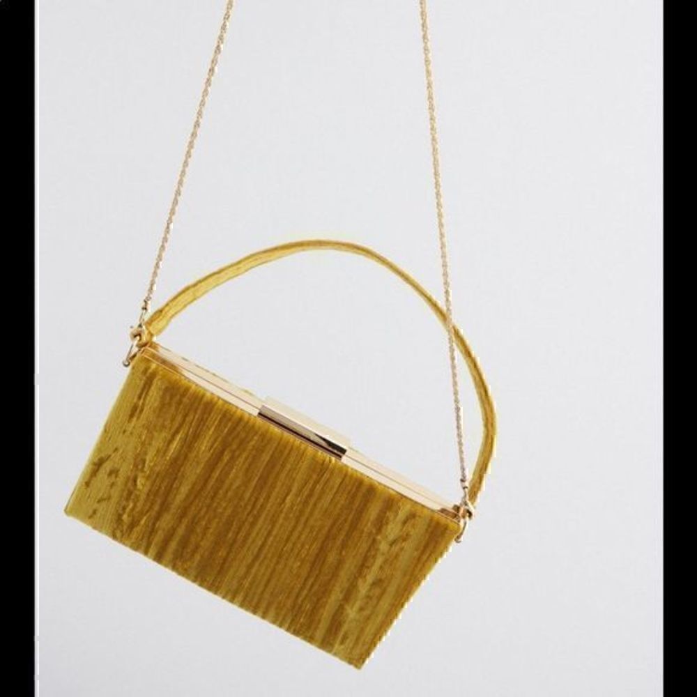 ZARA Velvet handbag